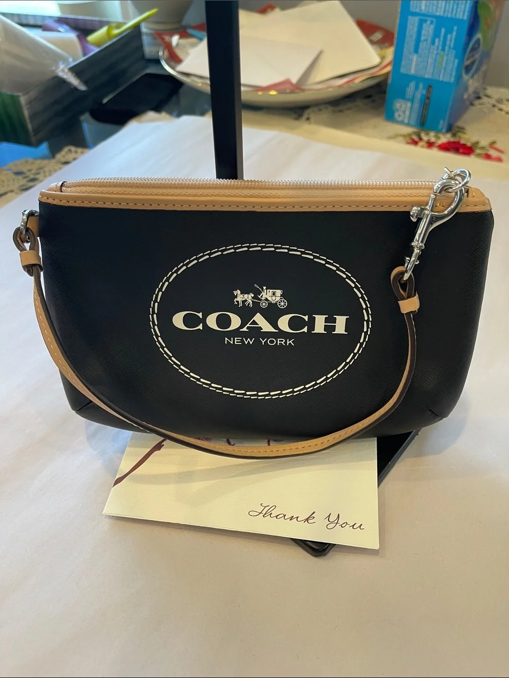 Coach Bags | Coach Horse And Carriage Leather Wristlet | sold on threadup